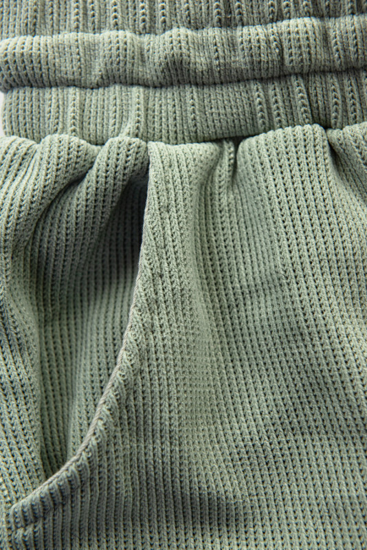 Bledozelená súprava s kapucňou