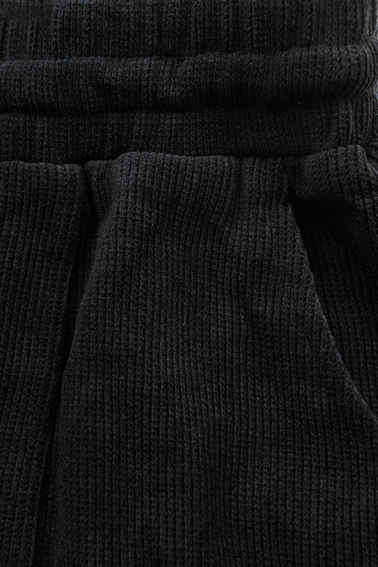 Čierna súprava s kapucňou