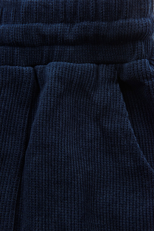 Tmavomodrá súprava s kapucňou