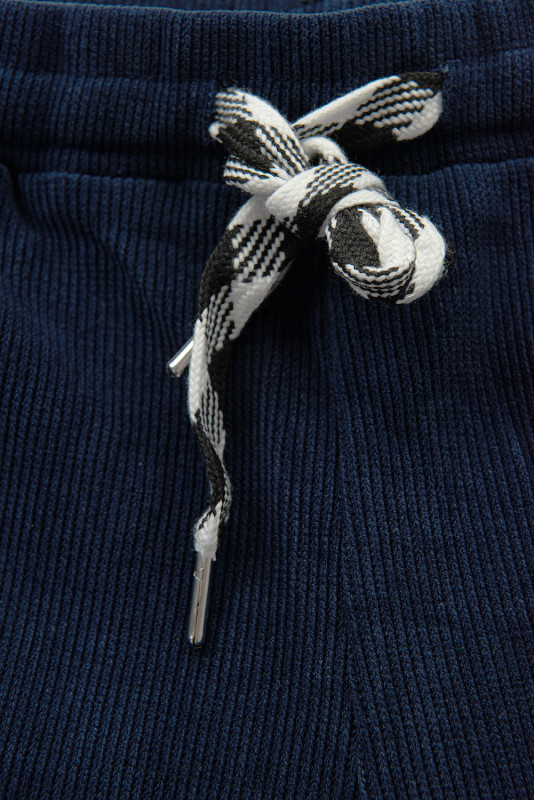 Tmavomodrá súprava na zips