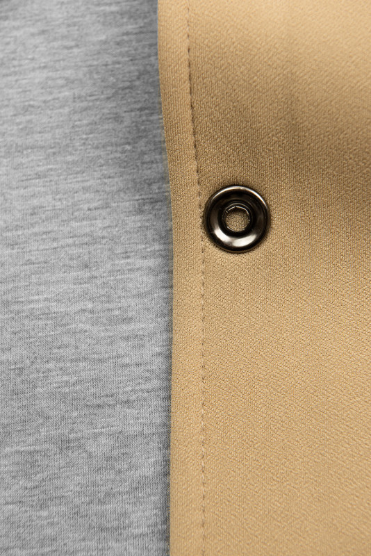 Béžová tunika na zapínanie