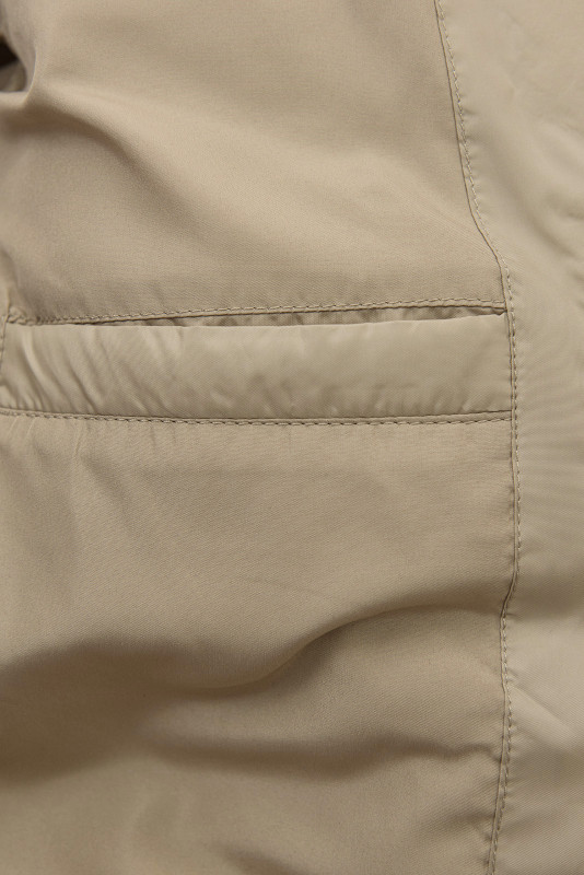 Prešívaná zimná béžová bunda ICE