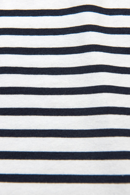 Modro-biele voľné pruhované šaty III.