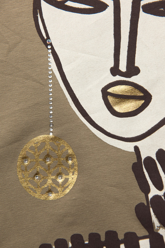 Pieskovohnedé plus size šaty MODEL