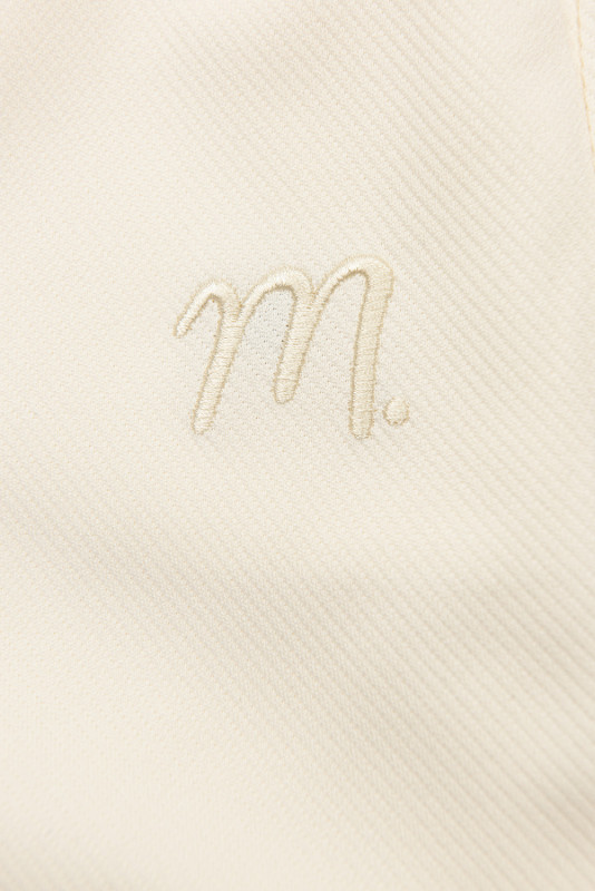 Ecru športové nohavice s vreckami