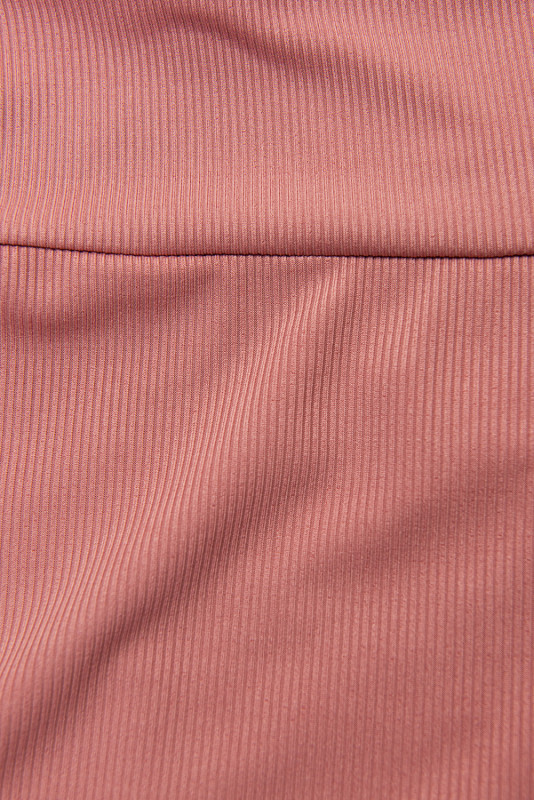 Lososovoružové vrúbkované legíny