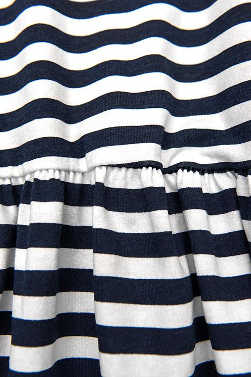 Modro-biele voľné pruhované šaty II.