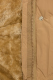 Béžová zimná bunda s plyšovou podšívkou